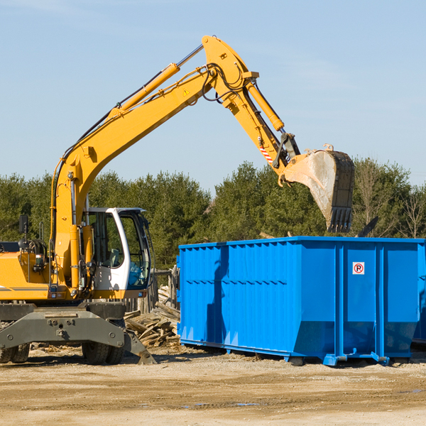 can i request a rental extension for a residential dumpster in Dearing